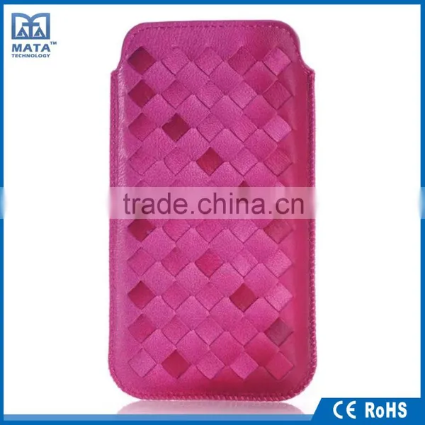 Customized Fashion PU Material Pull Out Leather Phone Case for Phone Pouch photo-4