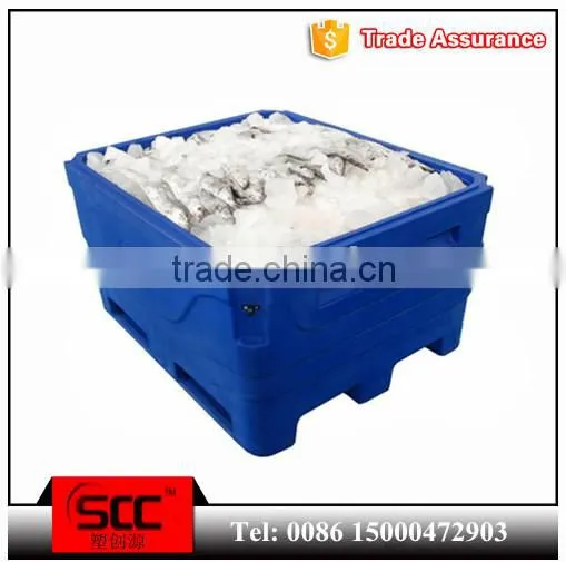 1000L Thermo Plastic Cooler Box, Cooler Box With PU Insulated, Fish Cooler Bins photo-3
