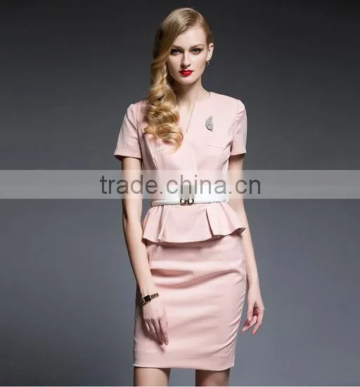 OL Formal Wear Blazer Set Office Business Suit Skirt Jacket 2 PS Set photo-3