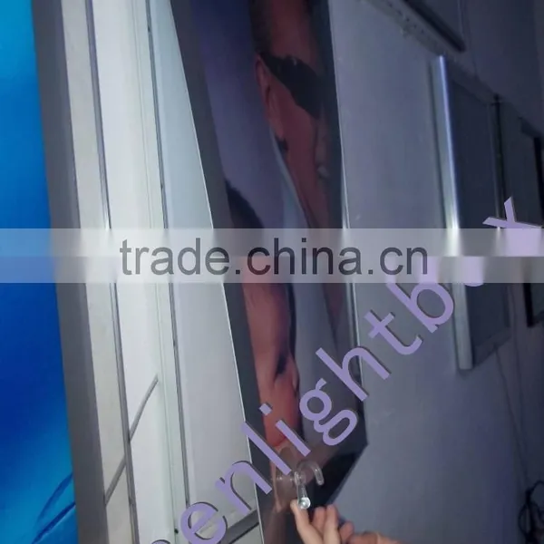 Singe Sided Magnetic Crystal Frame LED Ultra Thin Light Box photo-3