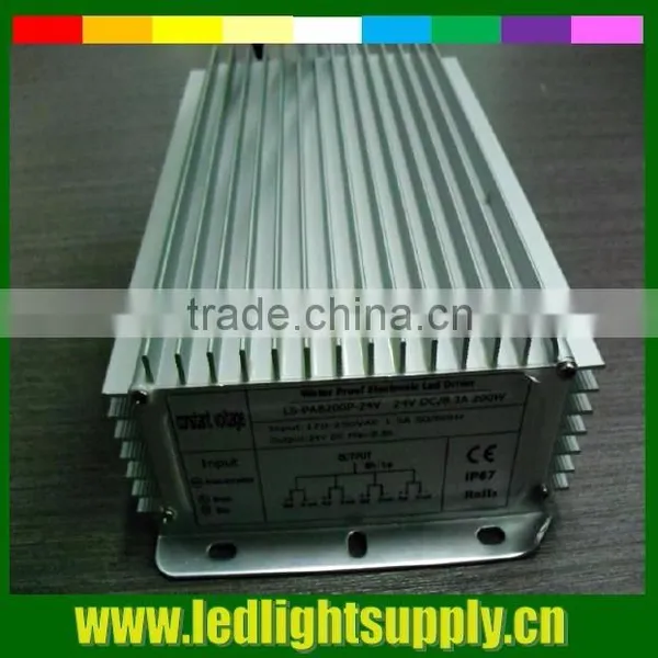 200W24V Waterproof Power Supply for Led Rope Light, Led Distributors, Led Driver