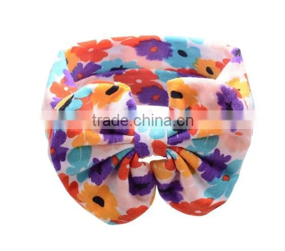 Kids Baby Girls Toddler Cotton Bowknot Headband Hair Band Headwear Accessories photo-4