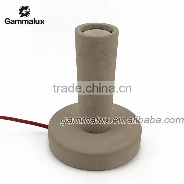 Vintage Style Concrete Table Lamp Concrete Desk Lamp Wiht Edison Bulb photo-3