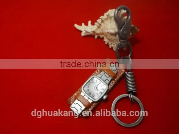 2016 Promotional Sales Popular Watch Design&Spring Ring Carabiner Keychain photo-3