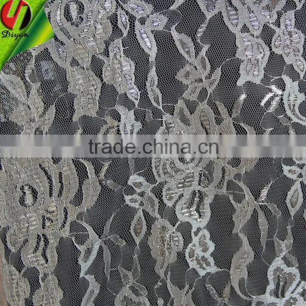 Knit Fabric With Silver 11001 Types of Lace Fabric photo-2
