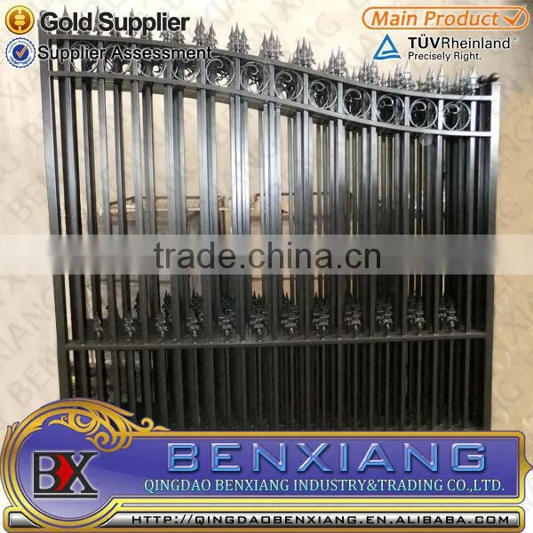 House Gate Design Wrought Iron Gate Design Iron Main Gate photo-4