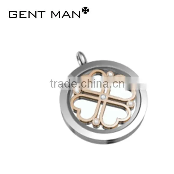 Antique Western Style Circle Shape 316L Stainless Steel Fashion Women Jewelry Pendant Necklace photo-4