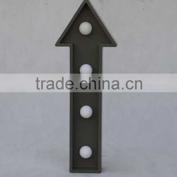 Plastic and Wood Wedding Led Sign Light Christmas Led Lights photo-3