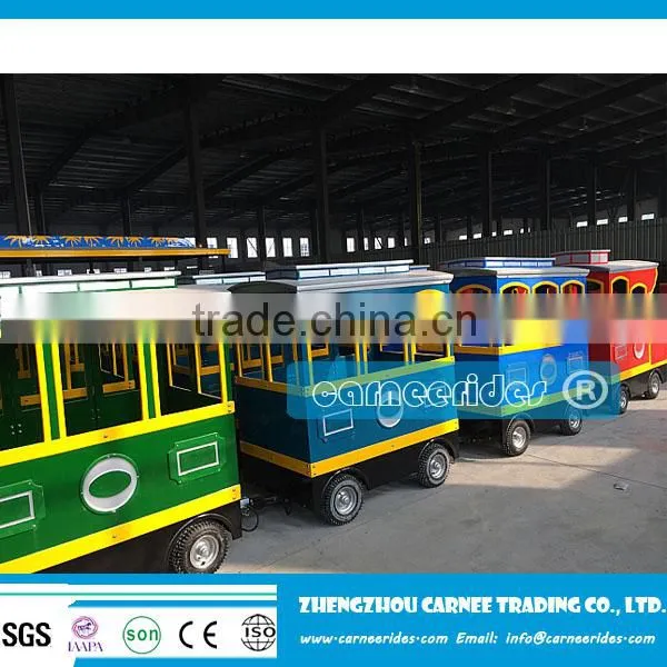 Trackless Train Rides for Sightseeing// Electric Trackless Train Ride for Sale photo-5