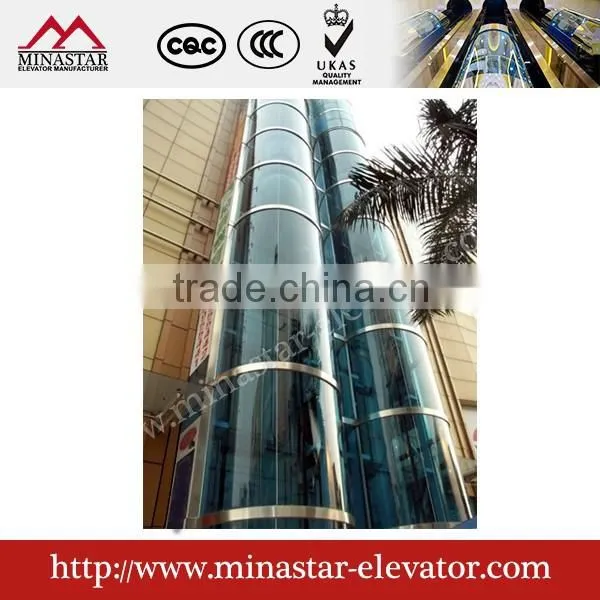 China safely observation elevator stainless steel observation elevator