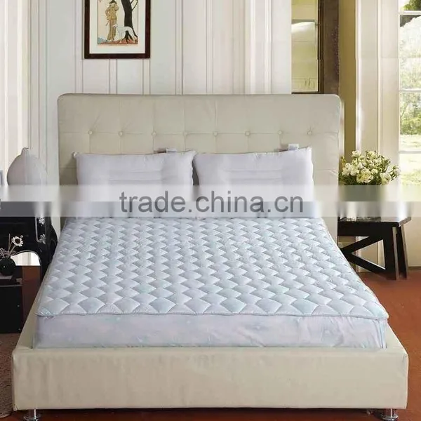 Waterproof Quilted Soft Felt Anti-slip Washable Microfiber Mattress Pad photo-2