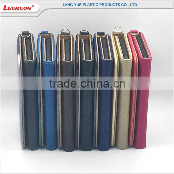 With ID Card Slot Denim Mobile Phone Leather Flip Cover Case for Oppo Neo 7 A37 photo-2