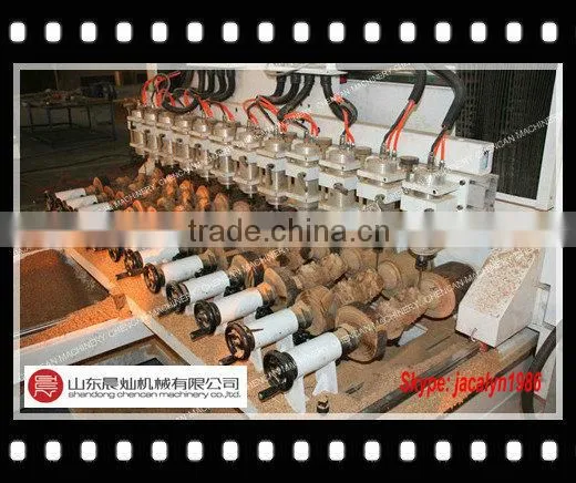 4 Axis Eight Heads Wood Engraving CNC Router Machine With Cheap Price photo-3