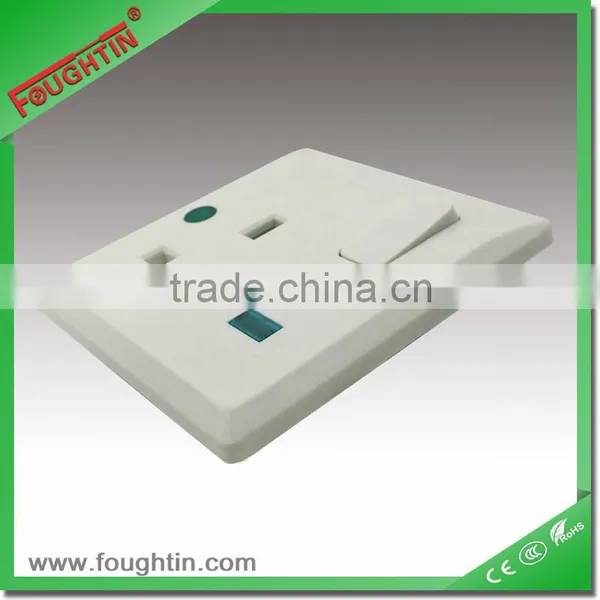 1 Gang 13 Amp Switched Socket With Indicator Light Wall Switch Socket photo-2