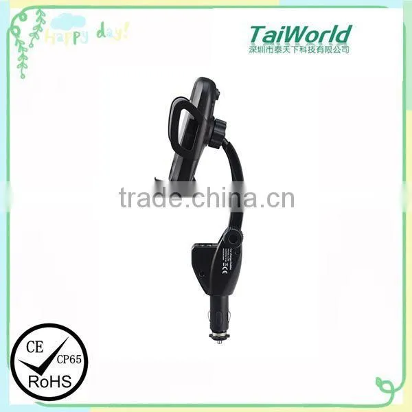 2016 Newest Design Vehicle Wireless Charger Universal Rotating Car Mount Holder Wirless Car Charger Holder photo-2