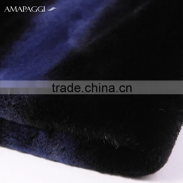 Hot Sale Women Long Cashmere Coat With Mink photo-5