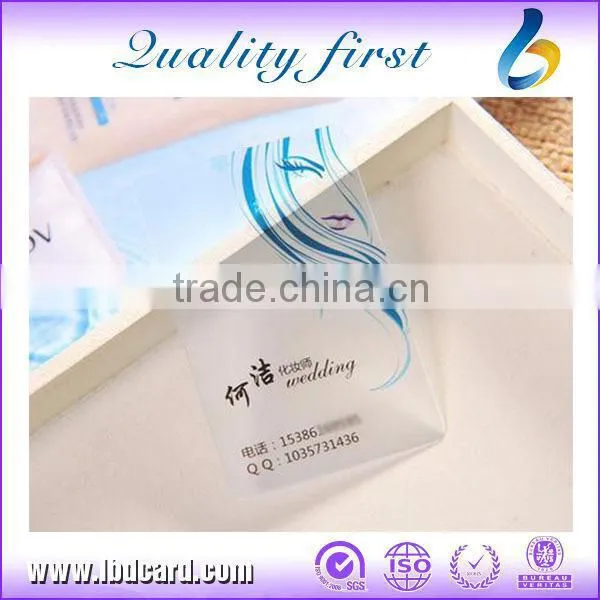 Hot Sell Blank PVC Business Cards / NFC Transparent Cards photo-5