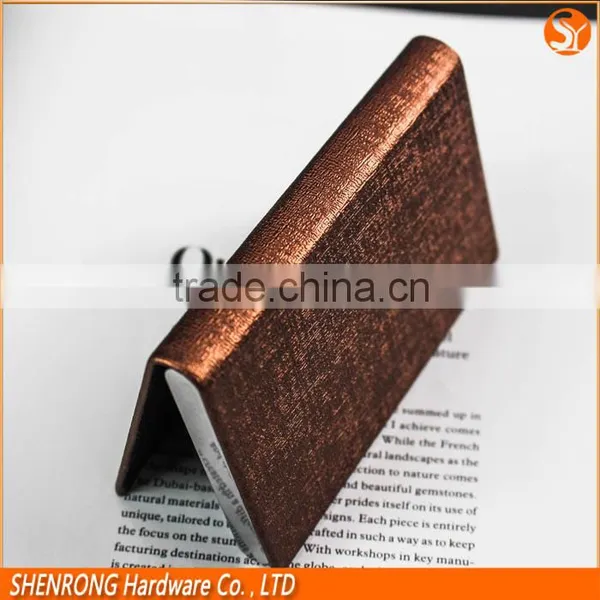 PU Leather Business Name Card Holder With Customizing Brand Label photo-5