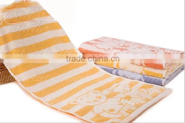 Stripe Character Pattern Jacquard Towel photo-5