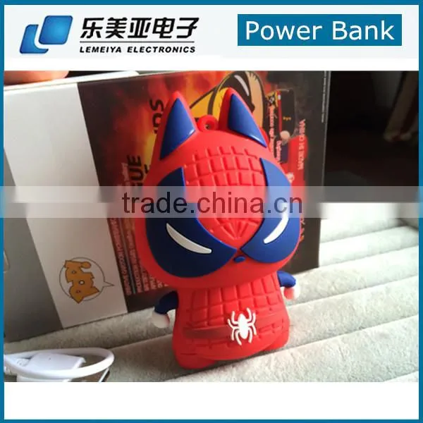 Cartoon 8800mah Power Bank Battery Pack Batman Darth Vader Spider Man Marvel's The Avengers Portable Battery Charge photo-3