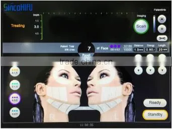Skin Tightening Portable High Intensity Focused Portable High Frequency Face Machine Ultrasound HIFU Face Tightening Face Care Machine High Frequency Machine For Acne photo-4