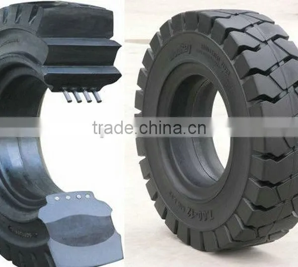 Superior Quality Chinese Hot Sale Tire 21x7x15 Forklift Solid Tire photo-2