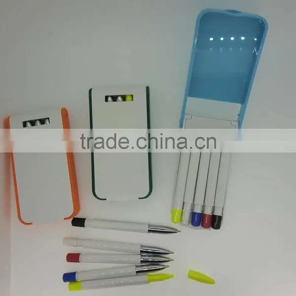 New 5 Colorful Highlighter Marker Pen Set/promtional Highlighter Pen/multi Colored Highlighter photo-2