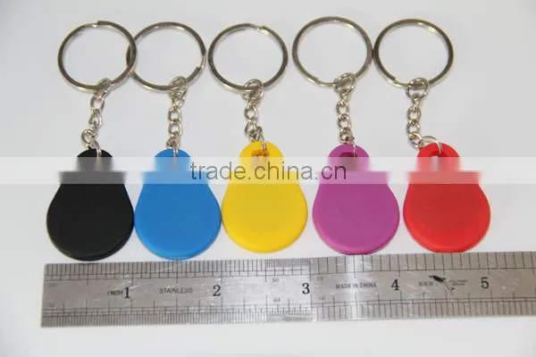 Access Control 1 KBytes S50 Silicone Key Ring For Door Lock photo-2