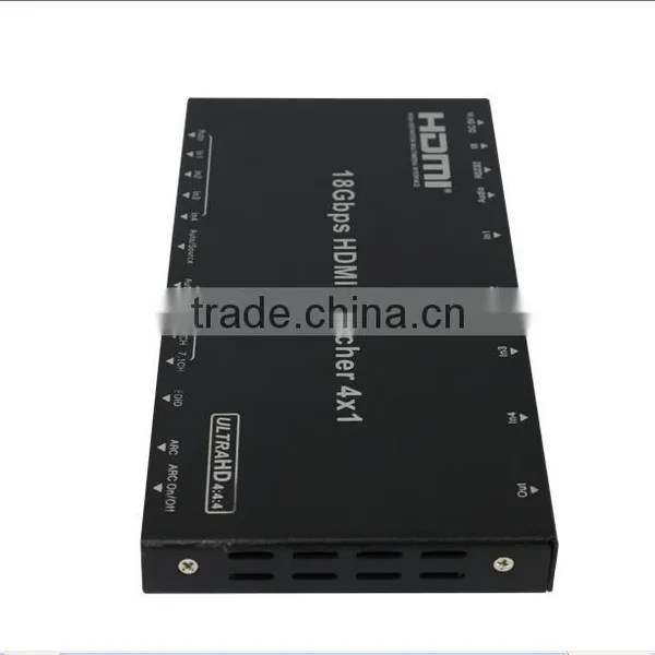 New Arrival VOXLINK Black 2.0 4*1 4K 60HZ HDMI Switcher US photo-2