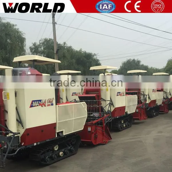 32hp Full Feeding 0.5m3 Grain Tank Mini Price of Rice Combine Harvester photo-2