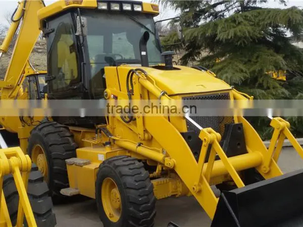 Hydraulic Joystick Operating Tractor Back Hoe Loader Model Wz30-25, 4 Wheel Drived,with CE Certification photo-5