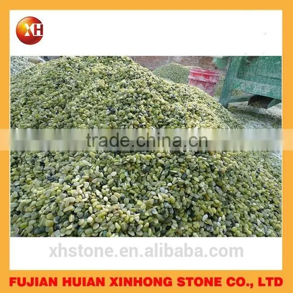 Unpolished Jade River Pebble Stones Garden Decoration photo-2