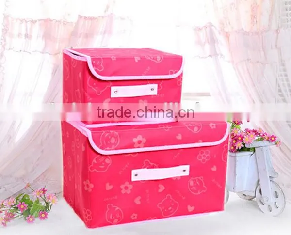 N495 Household Non Woven Box Foldable Water Proof Storage Box photo-6
