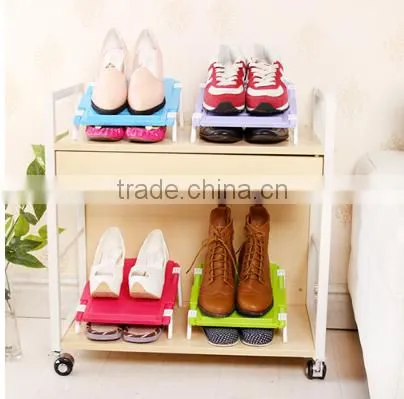 Multi-Function Tablet Computer Rack, Adjustable Plastic Shoe Rack photo-4
