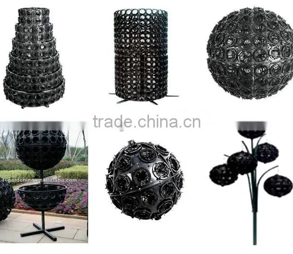 Vertical Garden Decor Hanging Ball Basket for Lamppost Decor photo-4