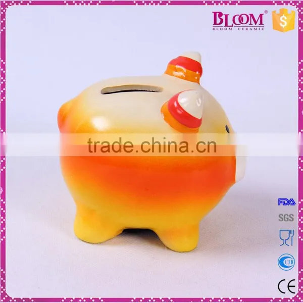 High Quality Custom Ceramic Pig Shape Money Bank photo-4