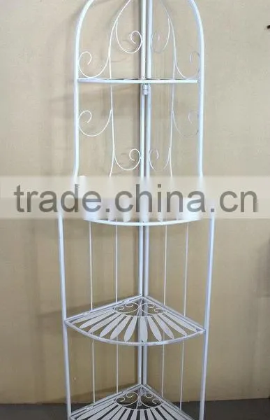 Assembly corner shelves for bathroom
