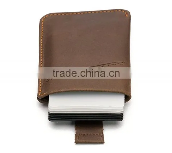 Leather Card Sleeve Wallet photo-5