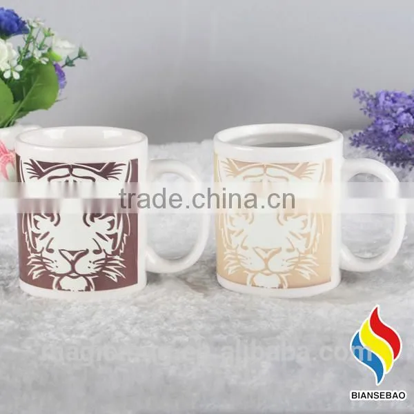 Customized Logo Hot Color Changing Ceramic Mug photo-3