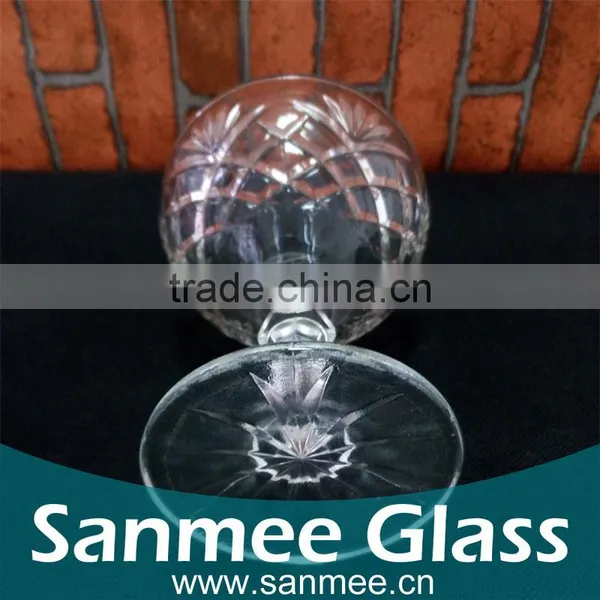 China Manufacture Wholesale Wine Black Glass Goblet photo-3