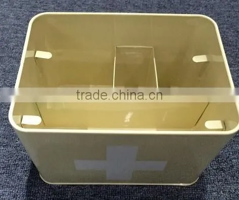 Pill Box(White Cross and 2 Tiers),MSO-162 photo-3