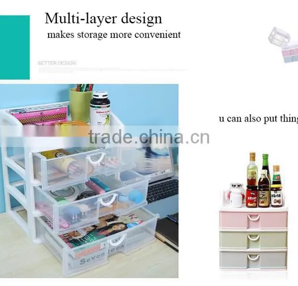 Two Size of Macaron Plastic Desktop Drawer photo-4