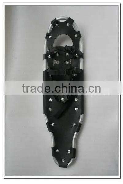 Wholesale 8x30"(22x78cm)anti-slip Snowshoe Aluminium Pivot PU Binding Aluminum Alloy Crampon Snowshoes (HS-SS2 30inch)