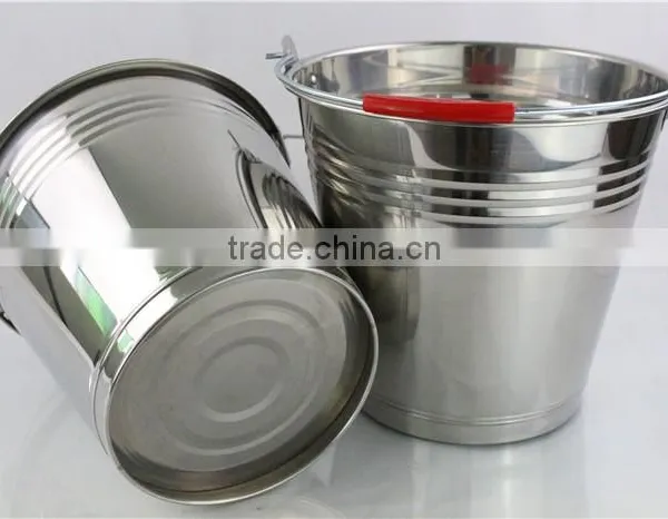 Stainless Steel Ice Bucket Water Bucket Pail Beer Bucket Wine Container Bar Suppliers Home Applicance photo-2