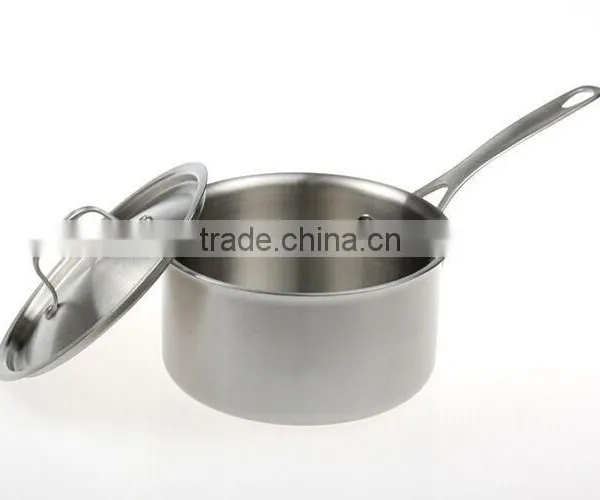 Kitchen Utensil Stainless Steel Double Bottom Health Milk Pot photo-3