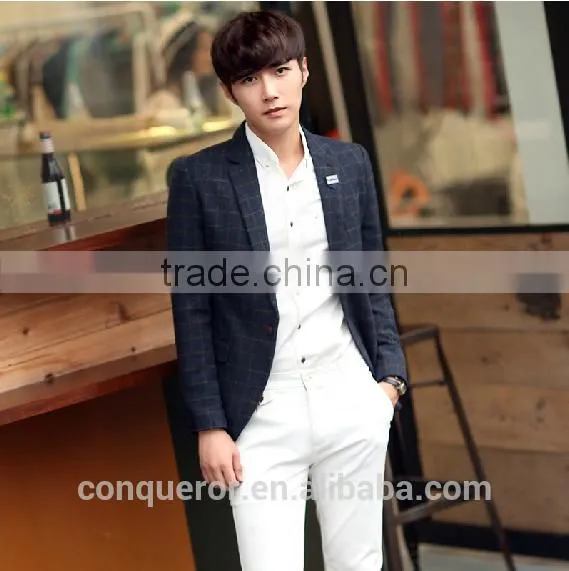 Grid Window Pane Man Suit.BSPL0643 photo-4