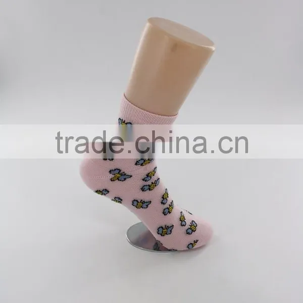 Summer Season Thin Mercerized Cotton Yarn Ankle Socks Women photo-2