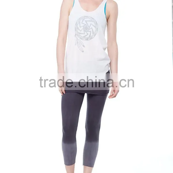 China Supplier Wholesale Beautiful Women Sports Vest Plain Gym Vest photo-3