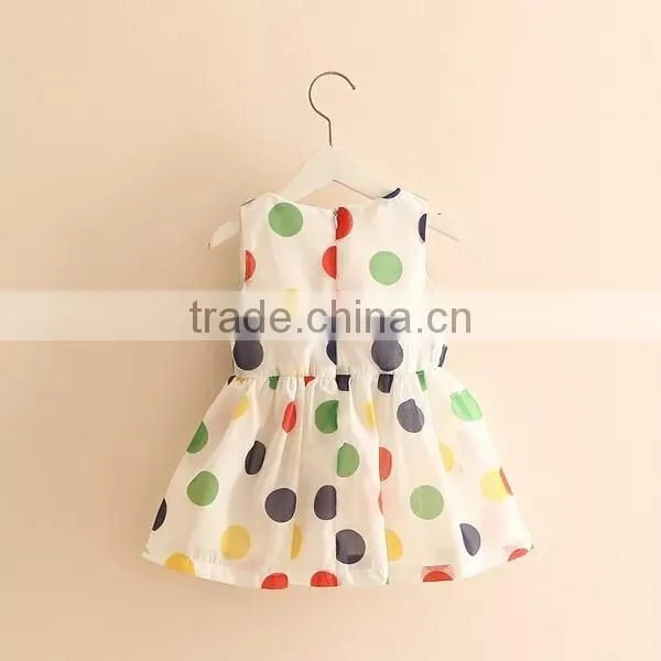 Fashion 100%cotton Lovely Baby Girl Dresses photo-2