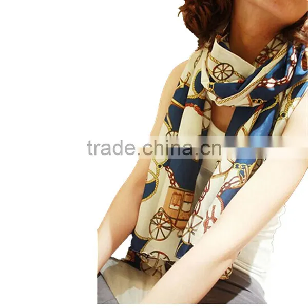 Cheap Price New Arrival 4 Color Choice Design High Quality Chiffon Material Women's Fashion Hijab Scarf photo-3
